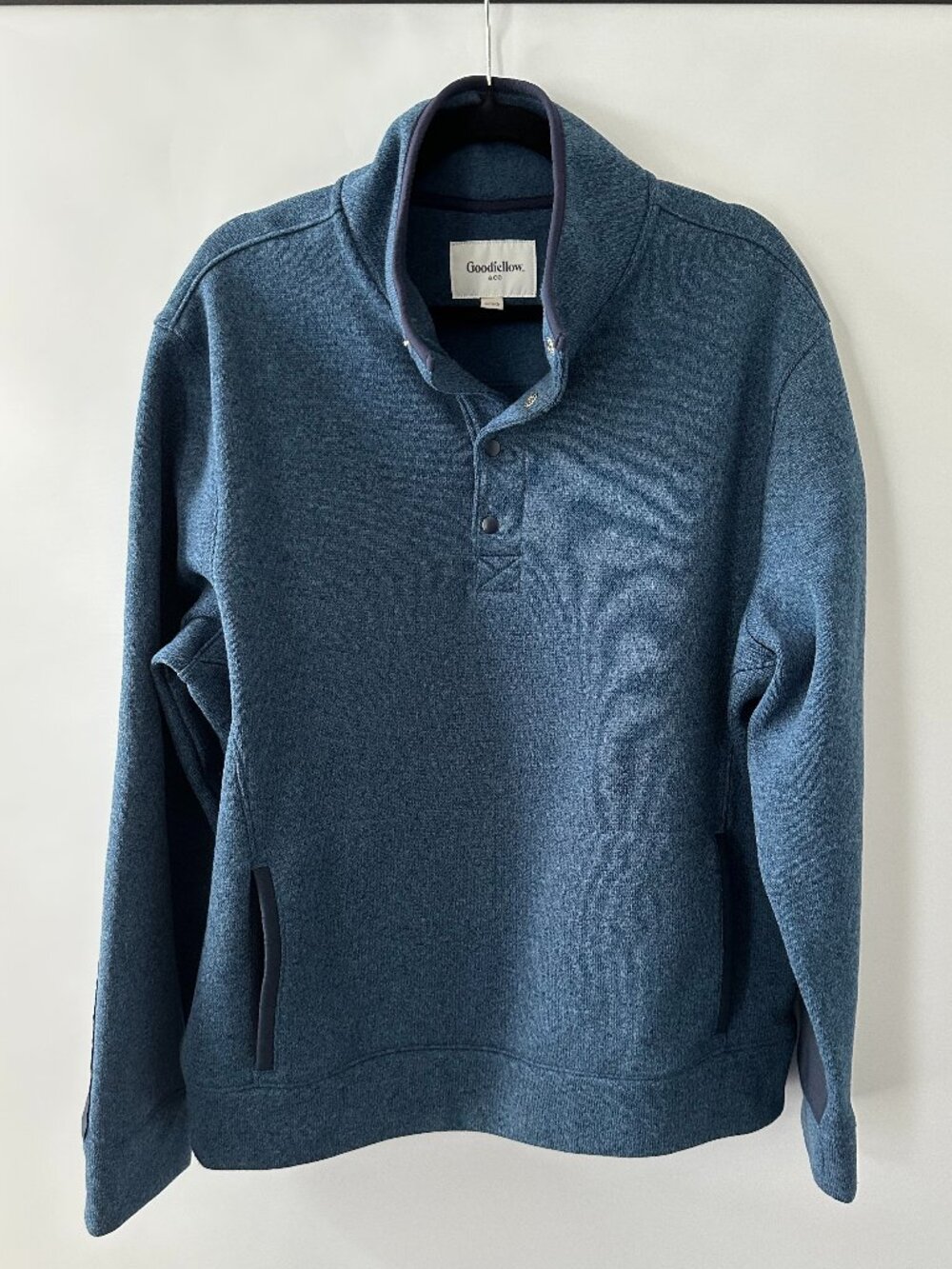Goodfellow & Co. Blue Marled Men's XL Mock-Neck Sweater
